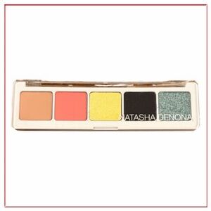 Natasha Denona Eyeshadow Palette - Tan, Pink, Yellow, Black, Green